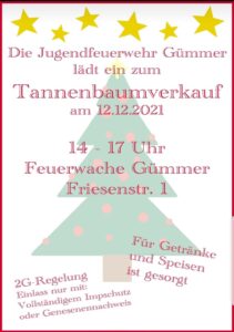 Mehr über den Artikel erfahren Tannenbaumverkauf der Jugendfeuerwehr Gümmer