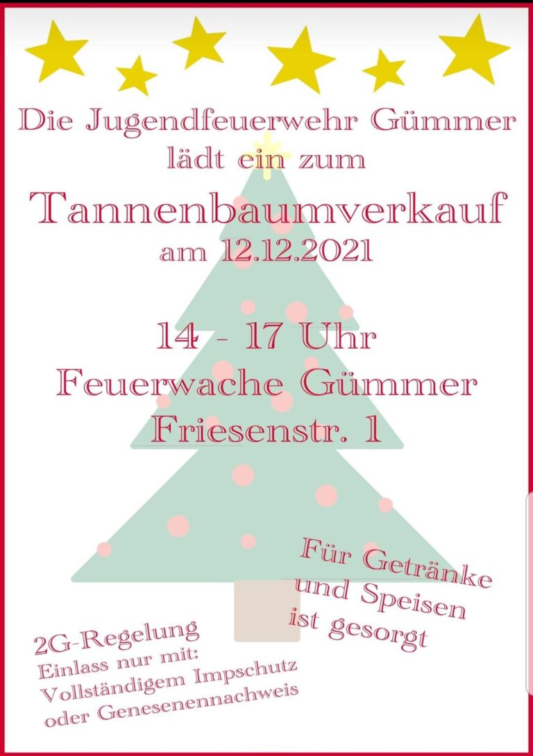 Read more about the article Tannenbaumverkauf der Jugendfeuerwehr Gümmer