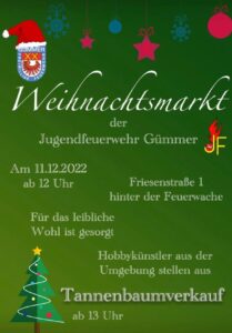 Mehr über den Artikel erfahren Weihnachtsmarkt am 11.12.2022 ab 12 Uhr