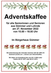 Read more about the article Adventskaffee 27. November 2022