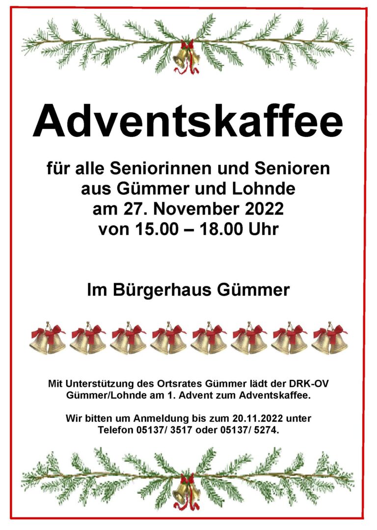 Read more about the article Adventskaffee 27. November 2022