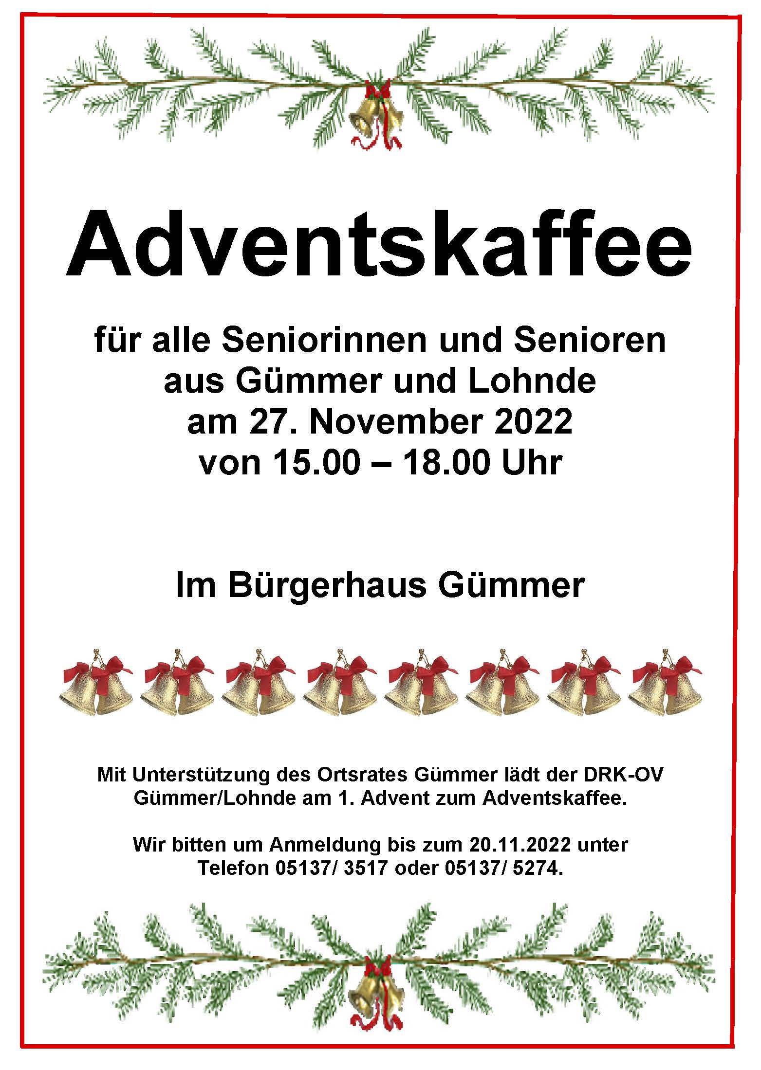 You are currently viewing Adventskaffee 27. November 2022