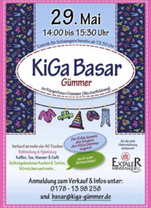 Mehr über den Artikel erfahren KiGa Basar Gümmer