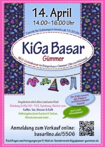 Mehr über den Artikel erfahren KiGa Basar Gümmer am 14. April