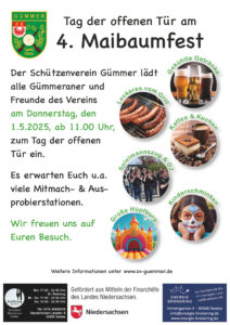 Mehr über den Artikel erfahren Tag der offenen Tür am 4. Maibaumfest