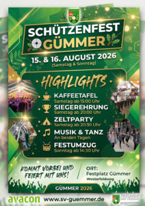 Mehr über den Artikel erfahren Schützenfest Gümmer 2026